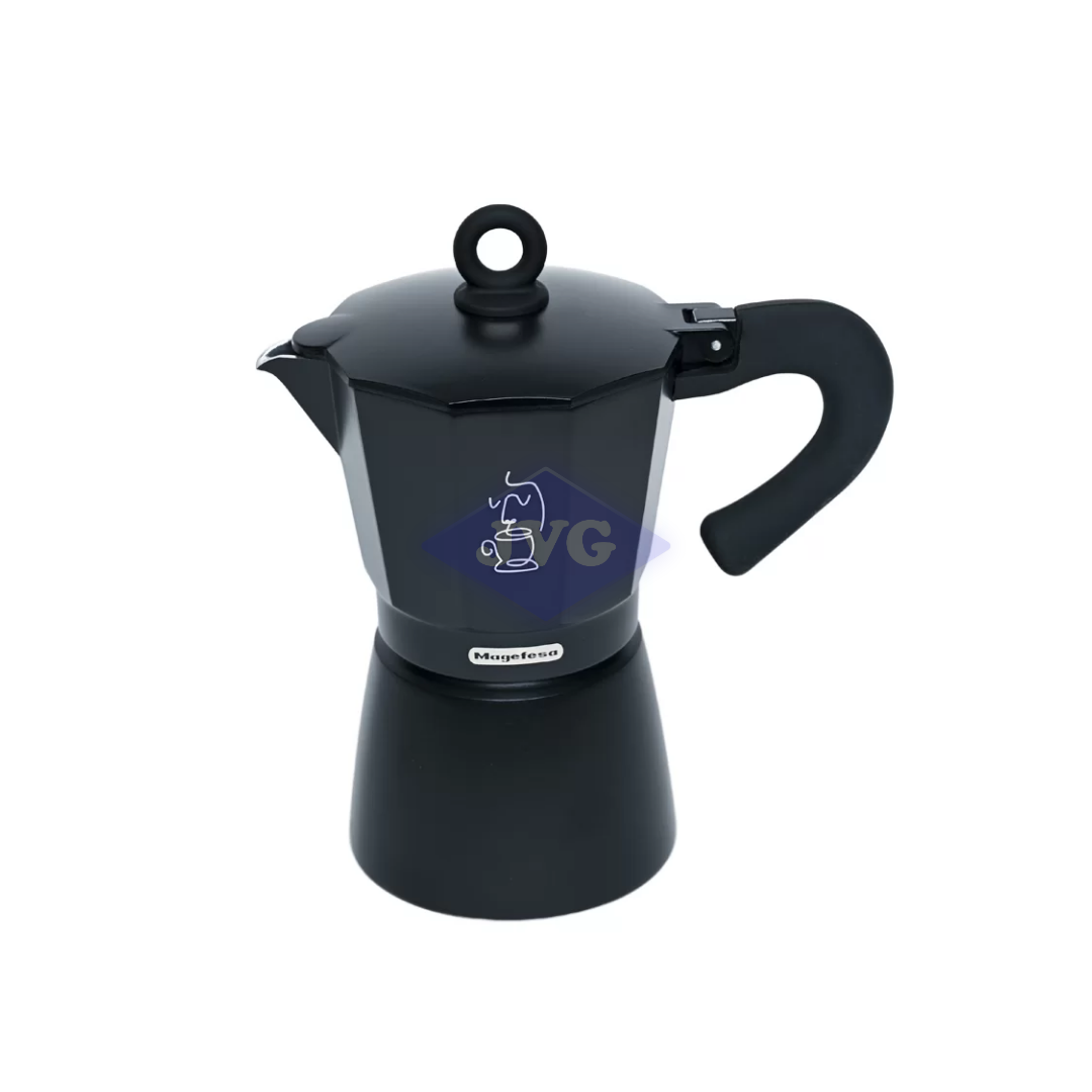 CAFETERA ITALIANA MAGEFESA PAOLO 6 TAZAS NEGRA 26356 - 26356