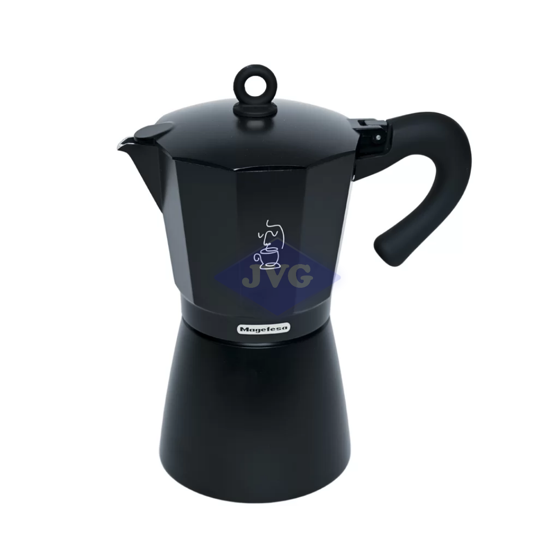 CAFETERA ITALIANA MAGEFESA PAOLO 12 TAZAS NEGRA 26358 - 26358