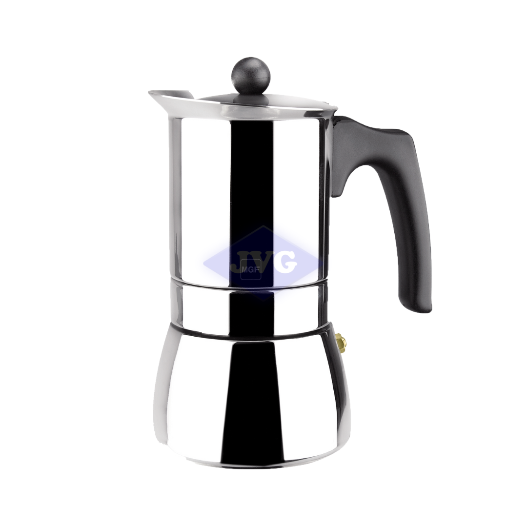 CAFETERA GRECA 6 TAZAS MAGEFESA GENOVA - ACERO