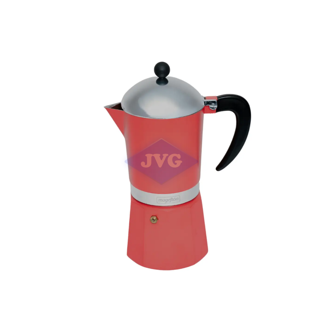 CAFETERA GRECA MAGEFESA 6 TAZAS - ROJA (47107)