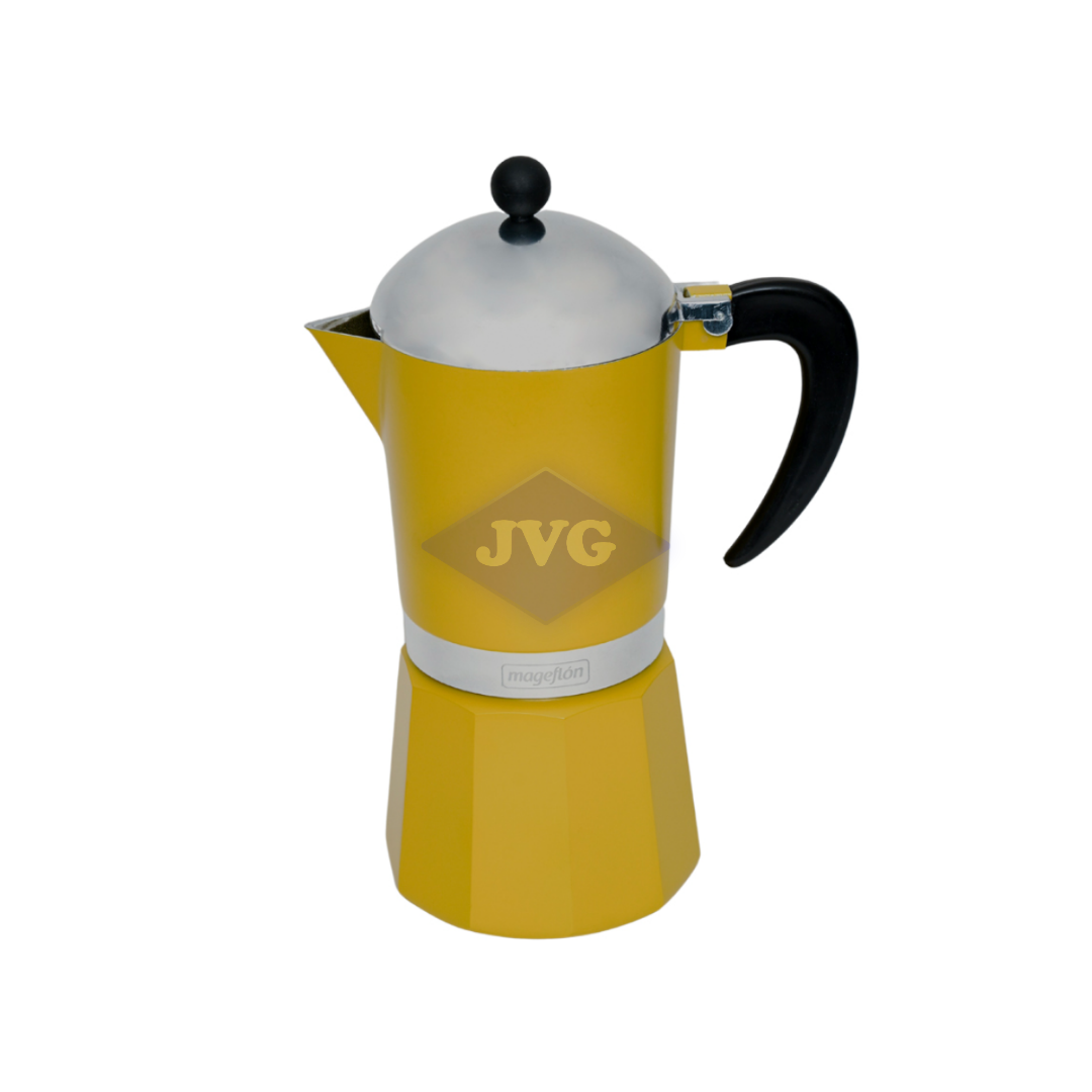 CAFETERA GRECA MAGEFESA 9 TAZAS - AMARILLA (47111)