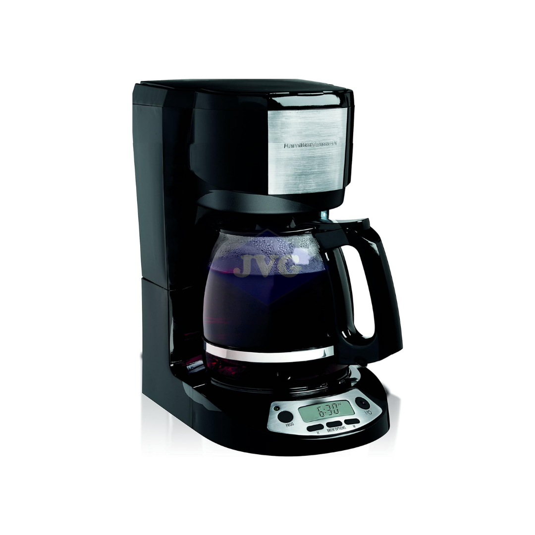 CAFETERA CON RELOJ PROGRAMABLE HAMILTON BEACH 12 TAZAS