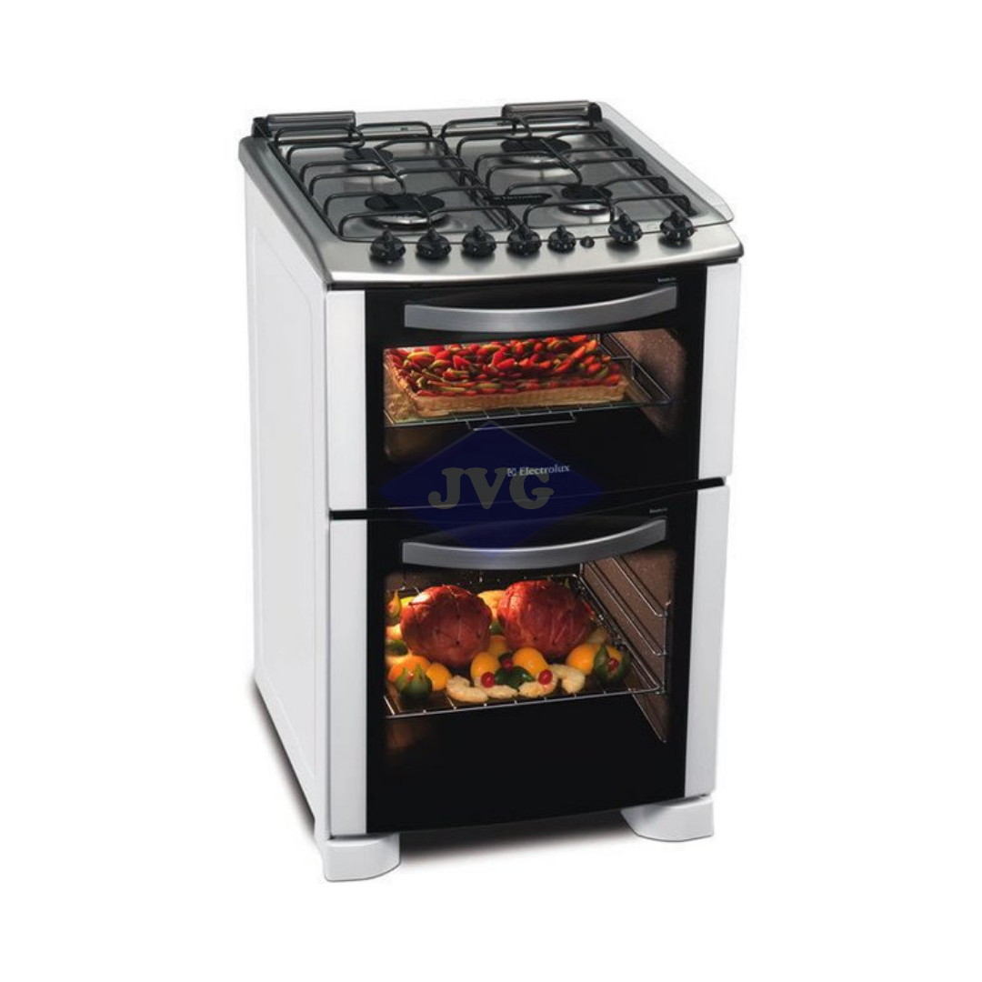 COCINA DOBLE HORNO ELECTROLUX 4 QUEMADORES ACERO 220V 20"