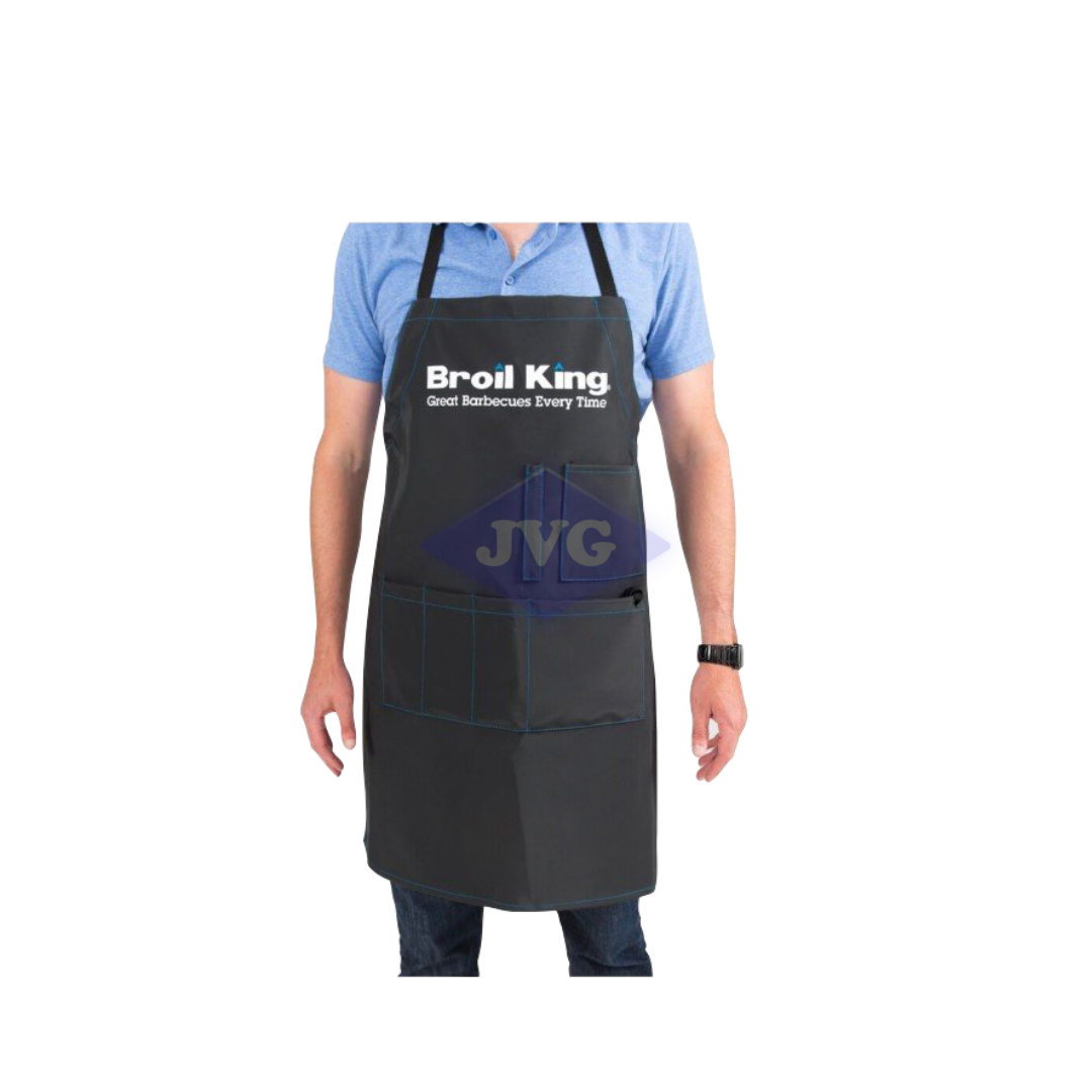 DELANTAL PARRILLERO BROILKING NEGRO - 60975