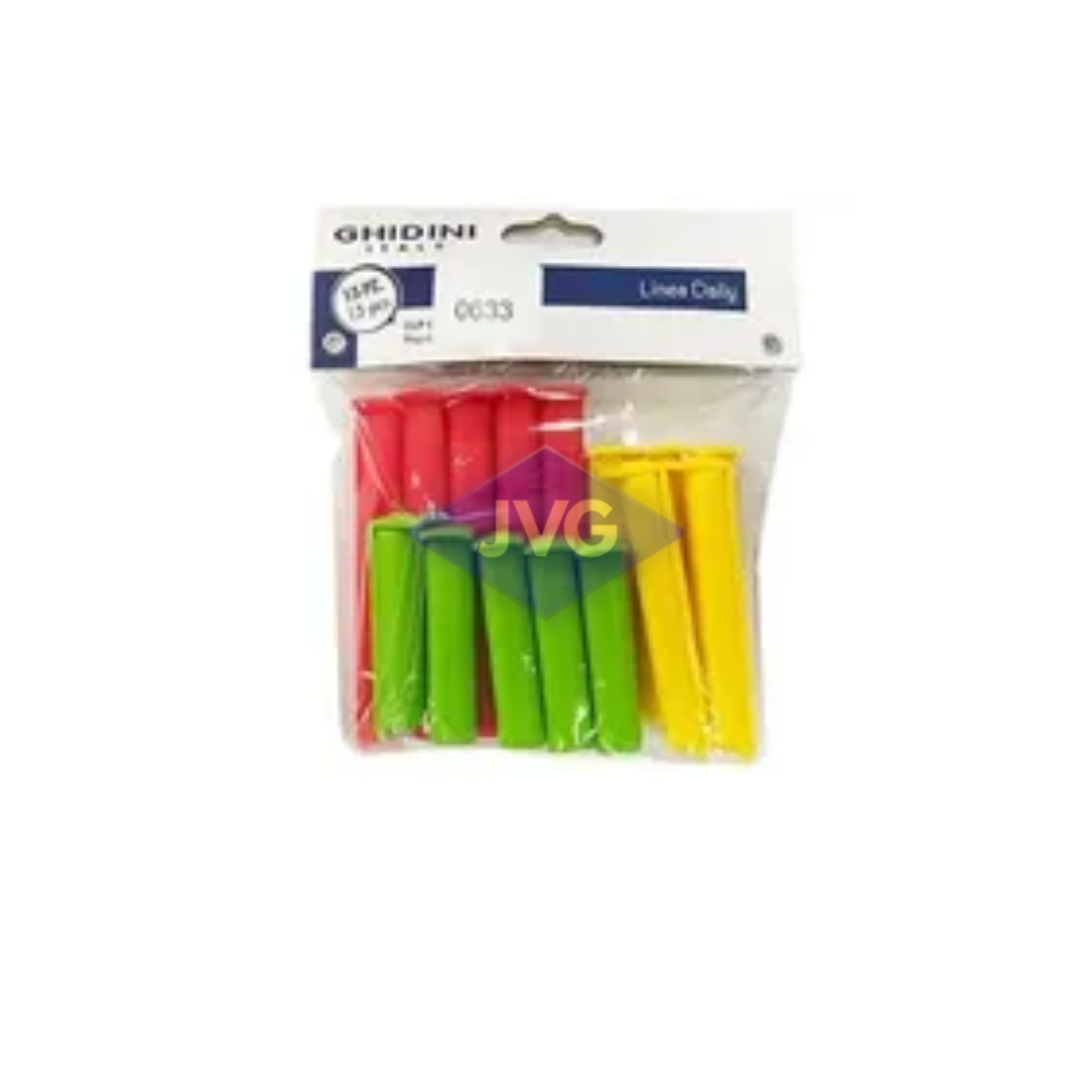 JUEGO DE GANCHOS DE BOLSAS GHIDINI 15 PIEZAS - 633
