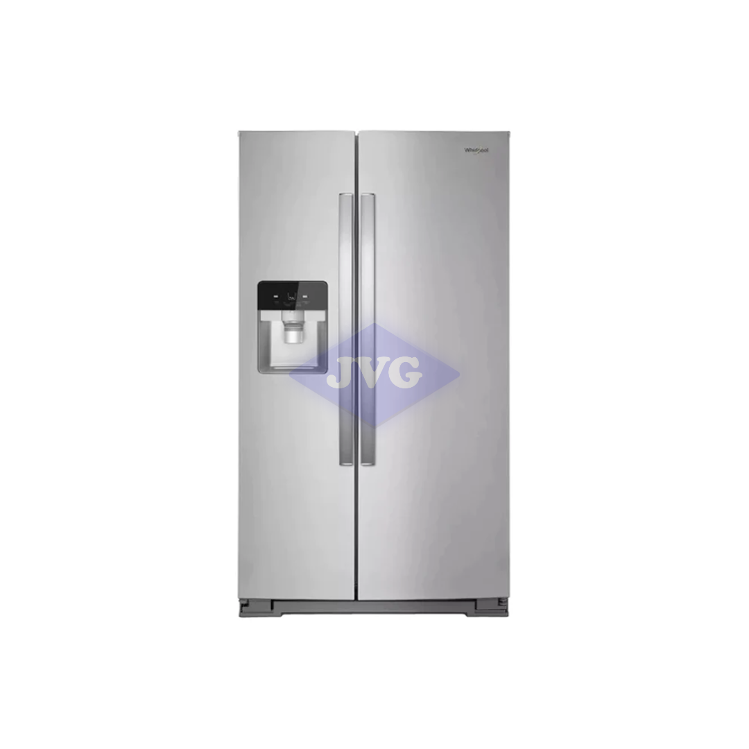 NEVERA SIDE BY SIDE WHIRLPOOL CON DISPENSADOR 21' ACERO - 7WRS21SDHM