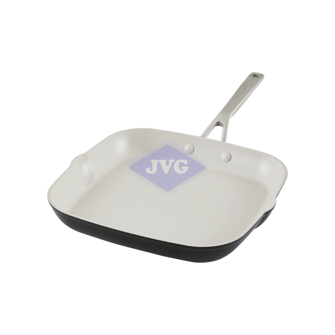 SARTÉN GRILL KITCHENAID 29 CM CERÁMICA/ANODIZADO NEGRO - 84842