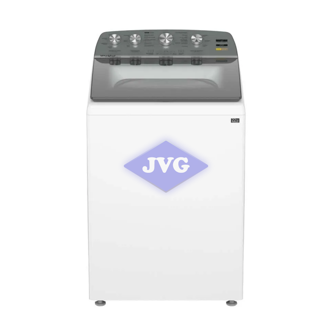 LAVADORA WHIRLPOOL 22 KG CARGA SUPERIOR XPERT DUAL AGITATOR - 8MWTW2254WRM