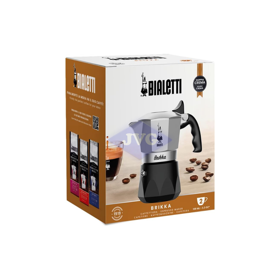 CAFETERA BIALETTI 2 TAZAS BRIKKA 9071