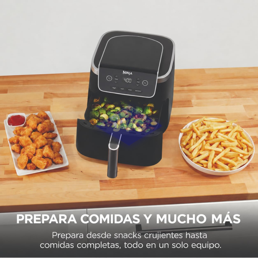 FREIDORA DE AIRE NINJA 5 LTS 1.750W 4 EN 1 PANEL DIGITAL NEGRO - AF141LAA