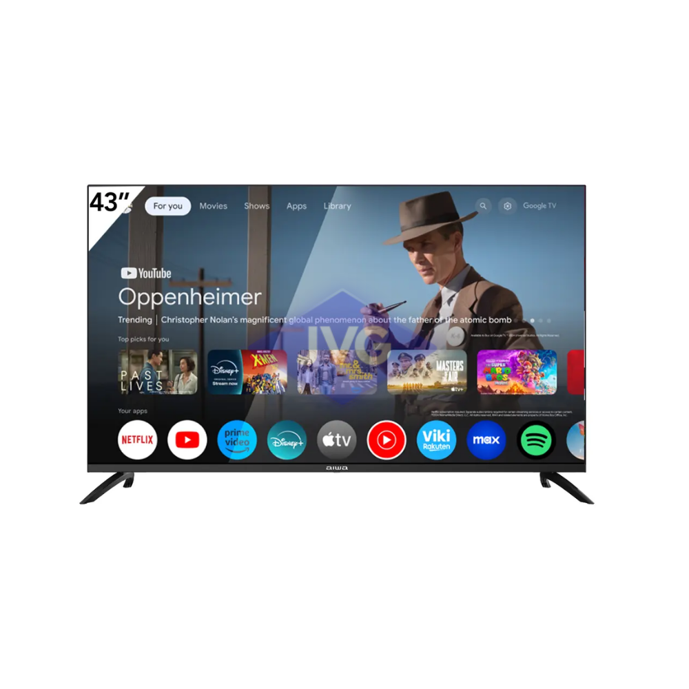 TELEVISOR SMART AIWA 4K ULTRA HD QLED 43" NEGRO - AW43B4Q