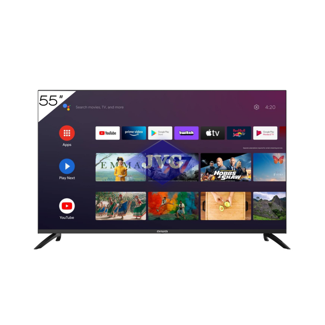 TV AIWA SMART QLED GOOGLE NEG 55''