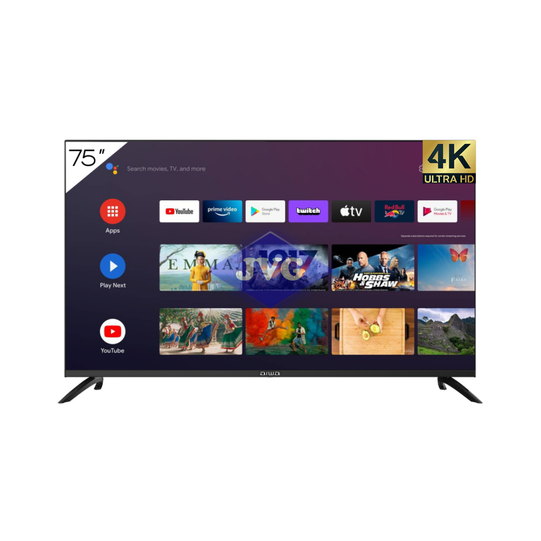 TV AIWA SMART 4K GOOGLE NEG 75''