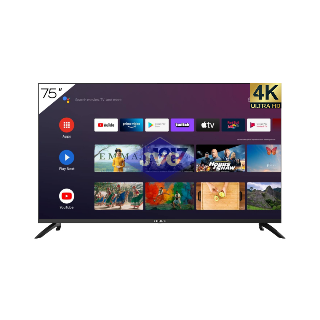 TV AIWA SMART 4K GOOGLE NEG 75'' - AW75B4KFG
