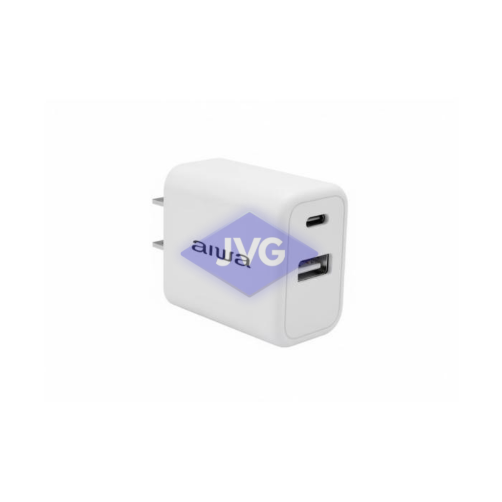 CARGADOR DE PARED AIWA 2 PUERTOS USB-C - AWCC9030W