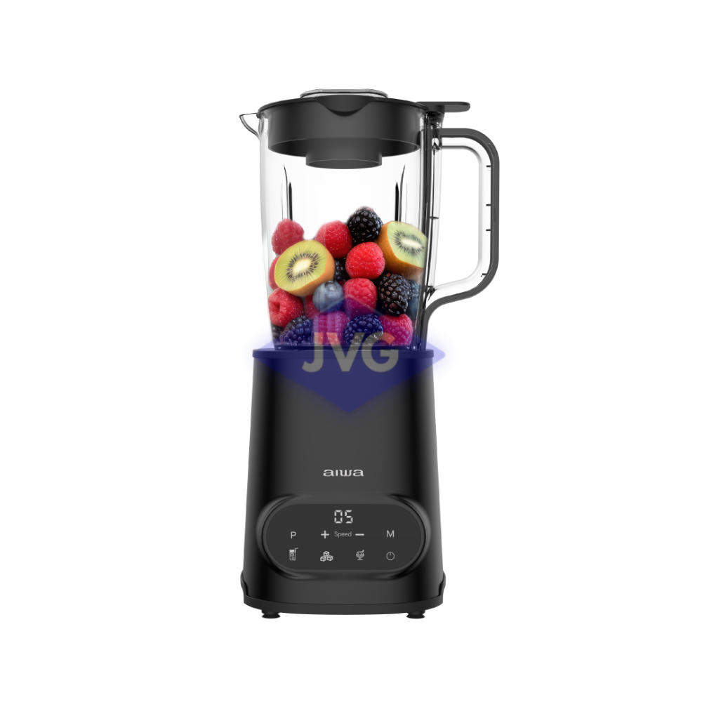 LICUADORA AIWA TITAN 10 VELOCIDADES 1.7 L 700 W VASO DE VIDRIO NEGRO - AWHBTLP7401