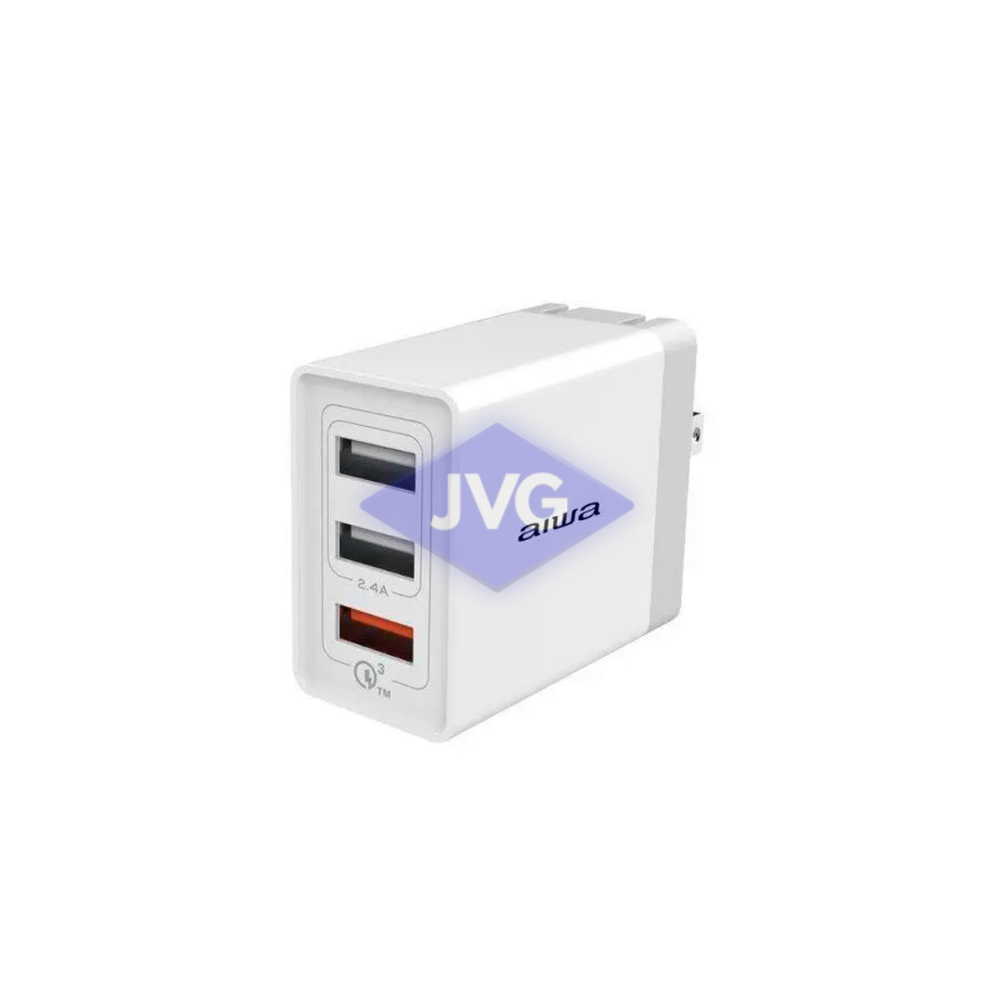 CARGADOR DE PARED AIWA 3 PUERTOS USB-C - AWP2232QW
