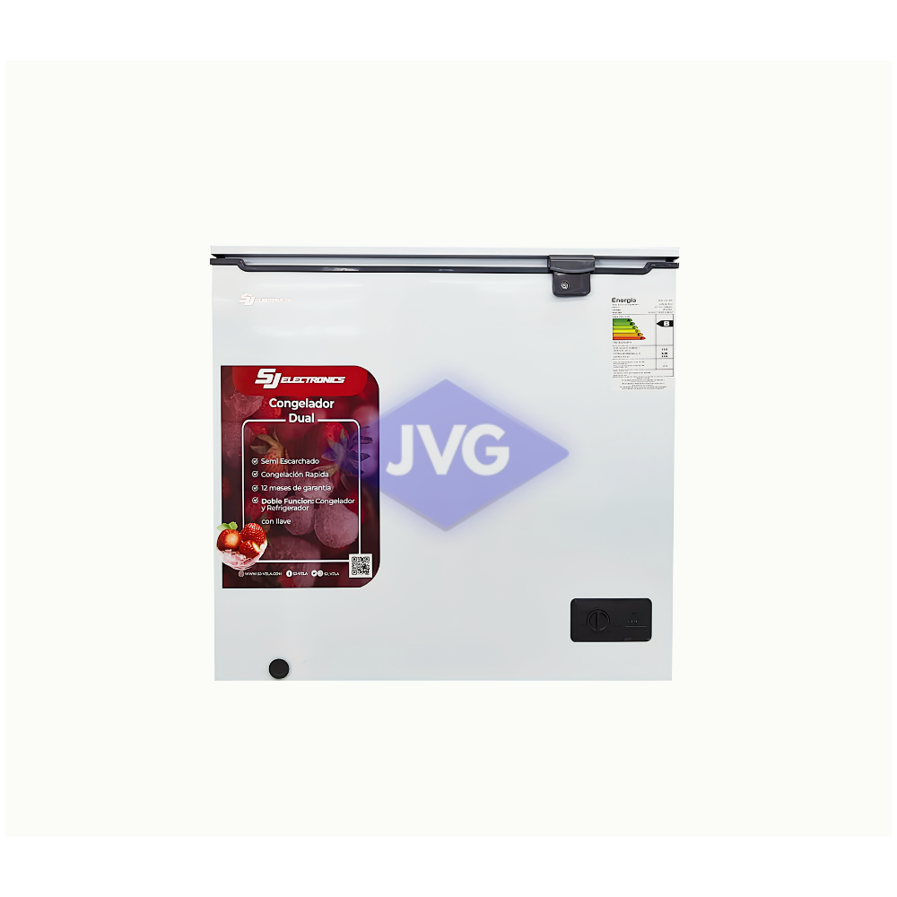 CONGELADOR HORIZONTAL SJ ELECTRONICS 200 L BLANCO - BD200Q