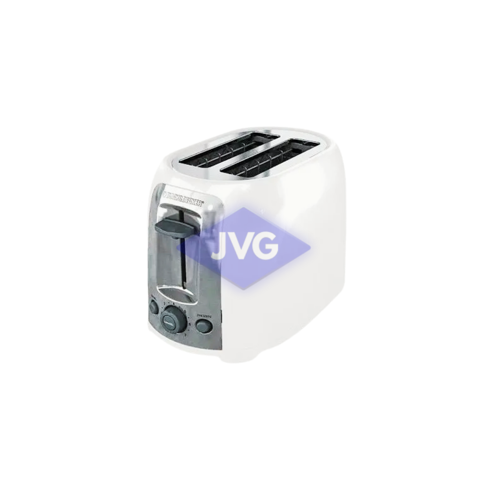 TOSTADORA BLACK & DECKER 2 REBANADAS CON PALANCA MANUAL BLANCO - BDTR1278W