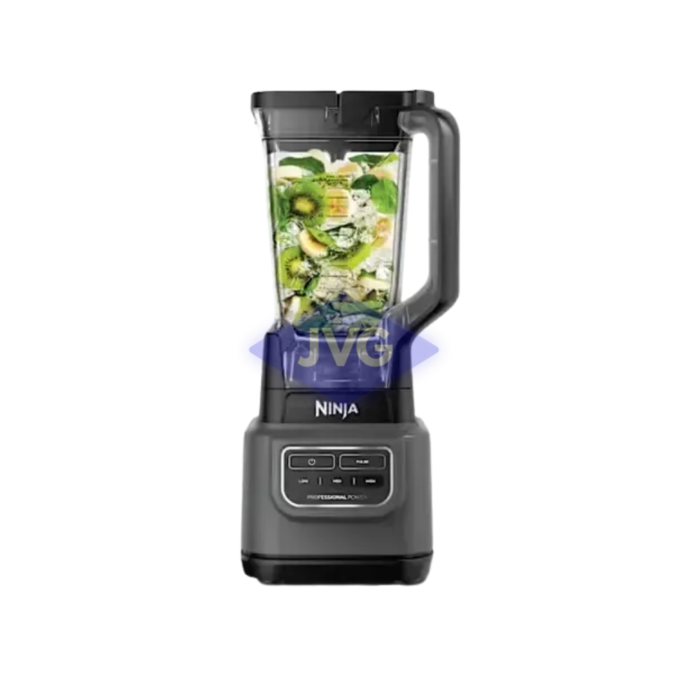 LICUADORA NINJA CLÁSICA 3 VELOCIDADES+PULSO 2.1 LITROS 1.000W VASO PLÁSTICO NEGRO/GRIS - BE200LAA