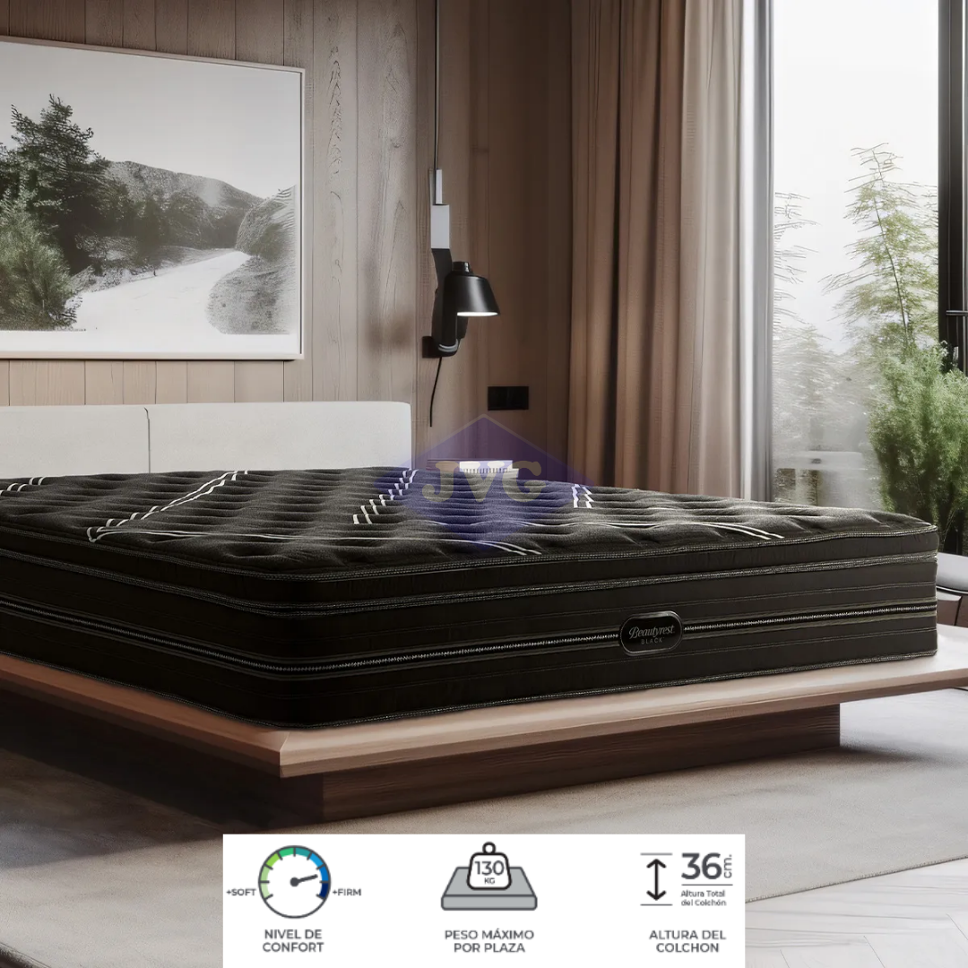 COLCHÓN SIMMONS BEAUTYREST BLACK MEMORY KING 200X200 (BEAUTYRESTMEMO20X20) - BEAUTYRESTMEMO20X20