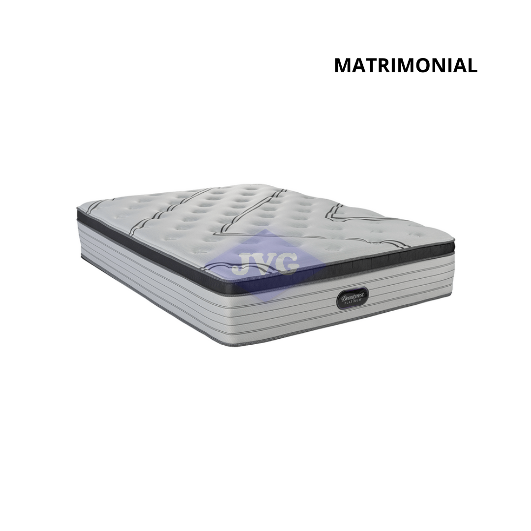 COLCHÓN SIMMONS BEAUTYREST PLATINUM MATRIMONIAL 140X190 (BEAUTYRESTPLAT14X19) - BEAUTYRESTPLAT14X19
