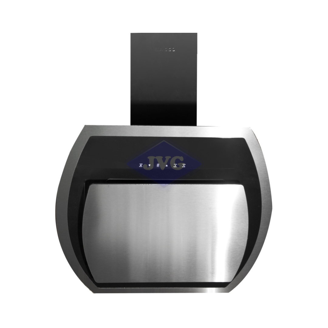 CAMPANA BACCO DE PARED 90CM ACERO Y VIDRIO - BHANR90T