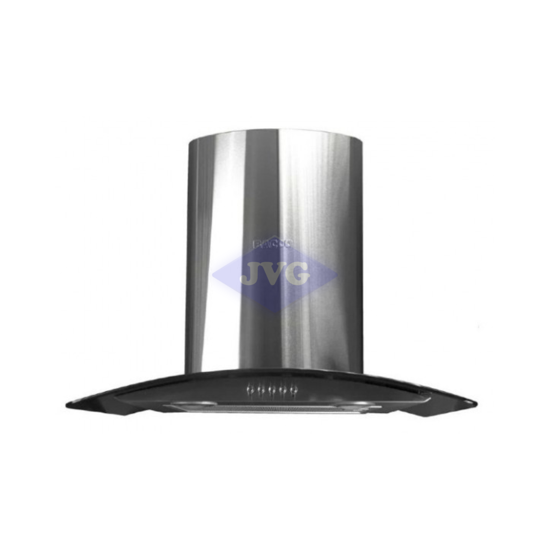 CAMPANA BACCO 75CM CON FILTRO DE ALUMINIO Y LUZ DE VIDRIO - BHWGS75E