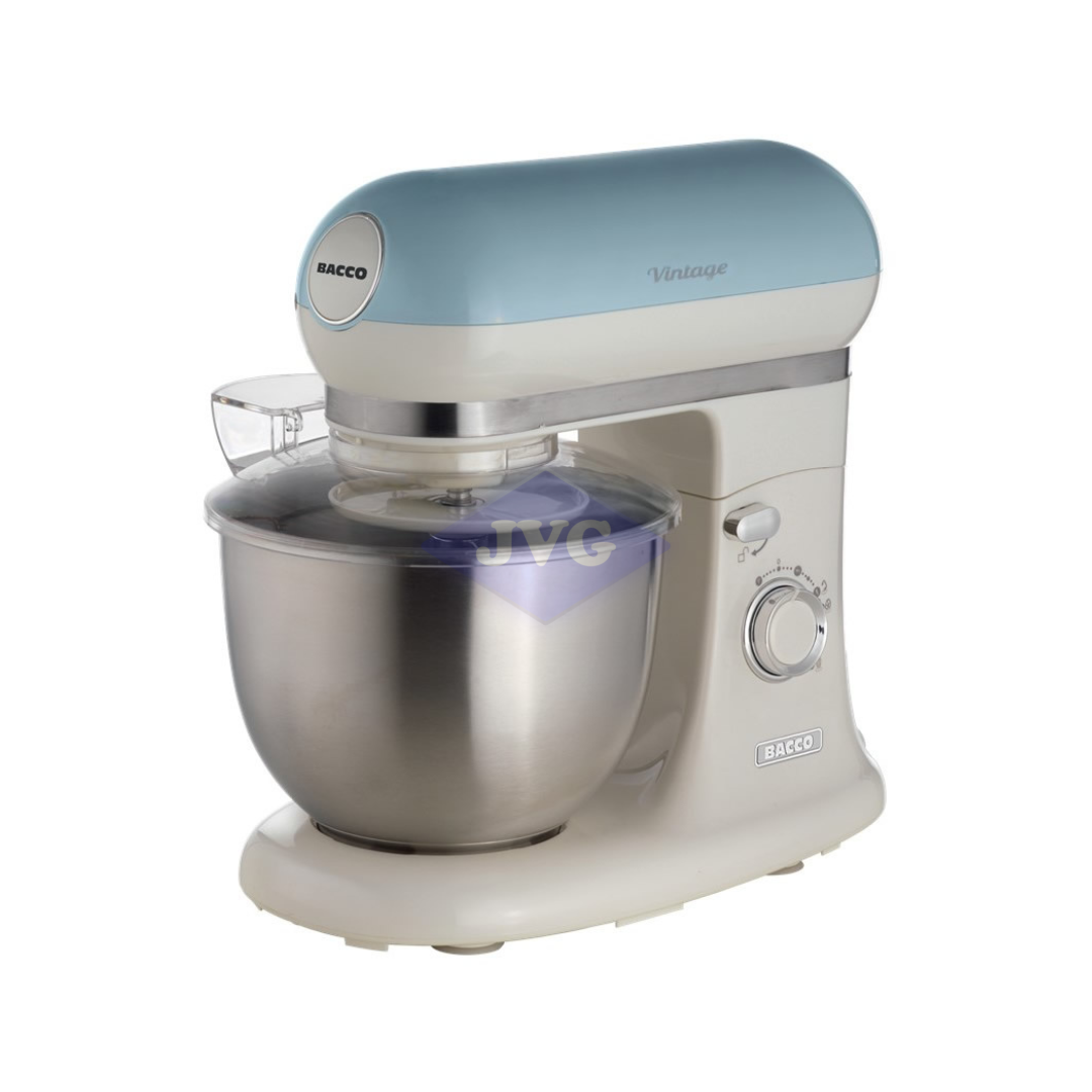 BATIDORA BACCO 5.5 LTS CON BOWL DE ACERO AZUL VINTAGE - BKMVBL