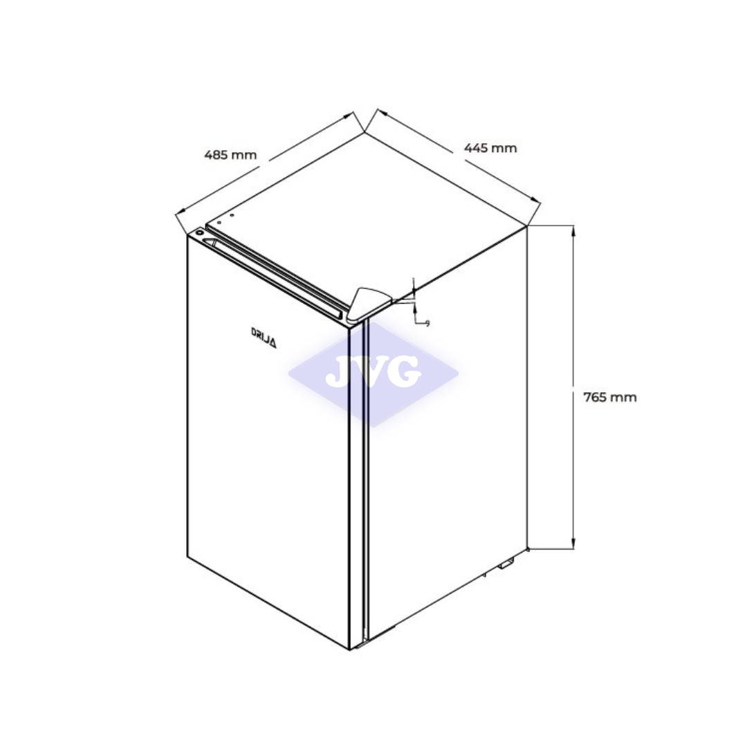 NEVERA EJECUTIVA DRIJA 3.2 CU.FT. NEGRO (BLACK3) - BLACK3