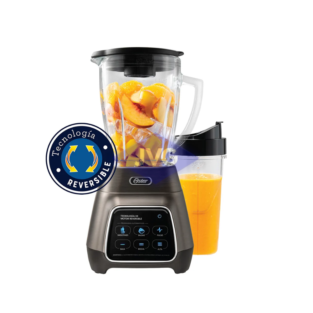 LICUADORA OSTER 3 VELOCIDADES + PULSO 1.000 W VASO DE VIDRIO GRIS - BLSTPYG1312
