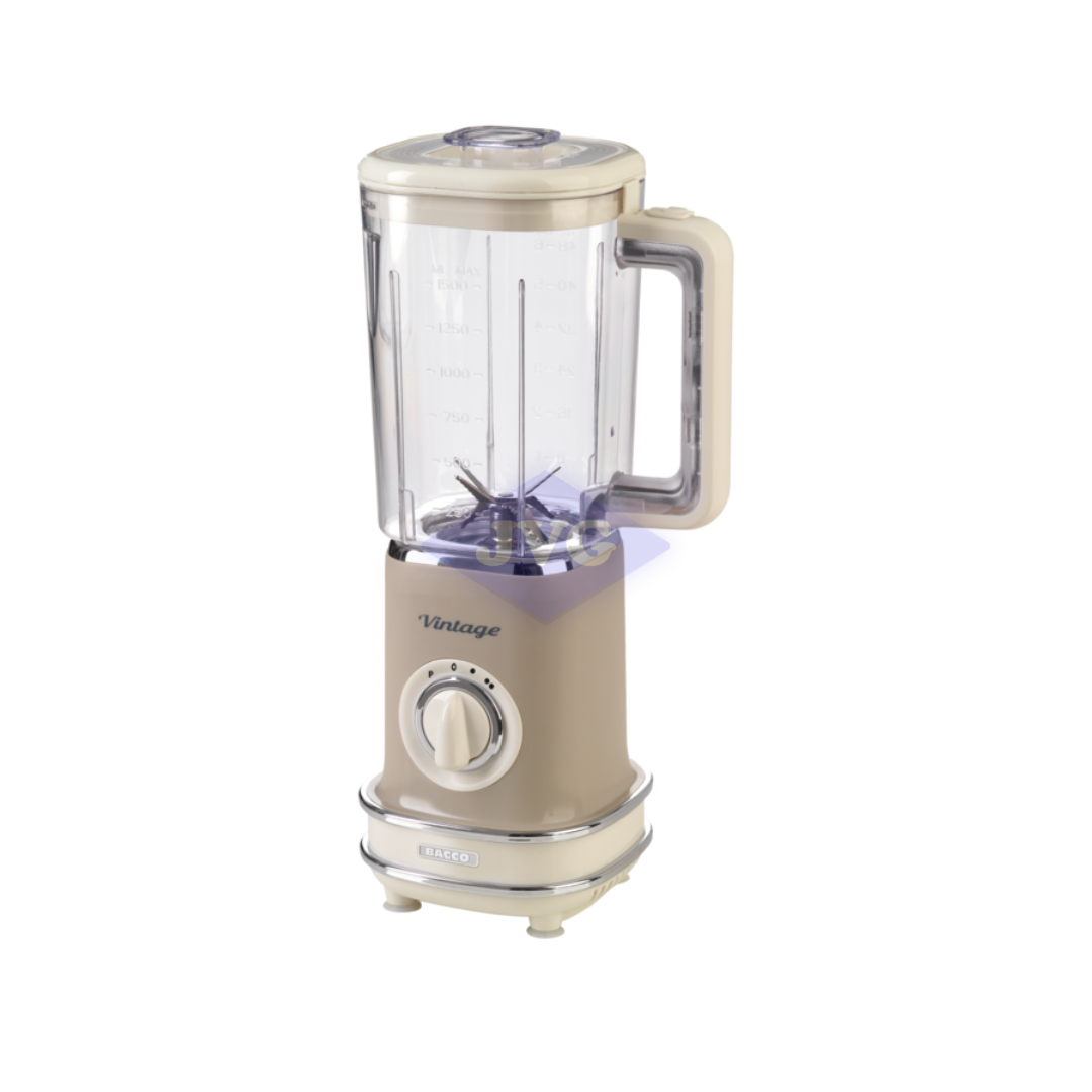 LICUADORA BACCO 1.5L 2 VELOCIDADES PULSO 500W BEIGE VINTAGE - BLV15LBE