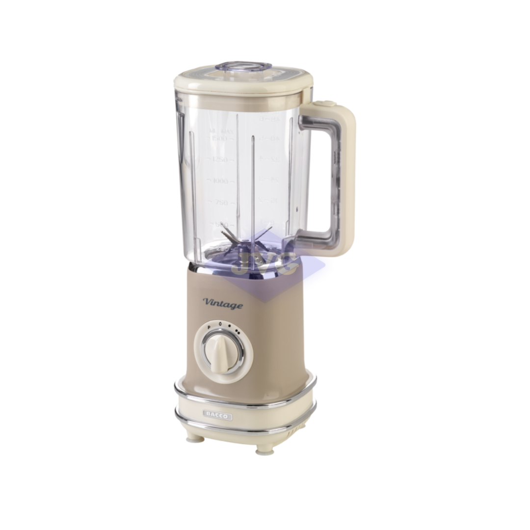 LICUADORA BACCO 1.5L 2 VELOCIDADES PULSO - 500W BEIGE VINTAGE