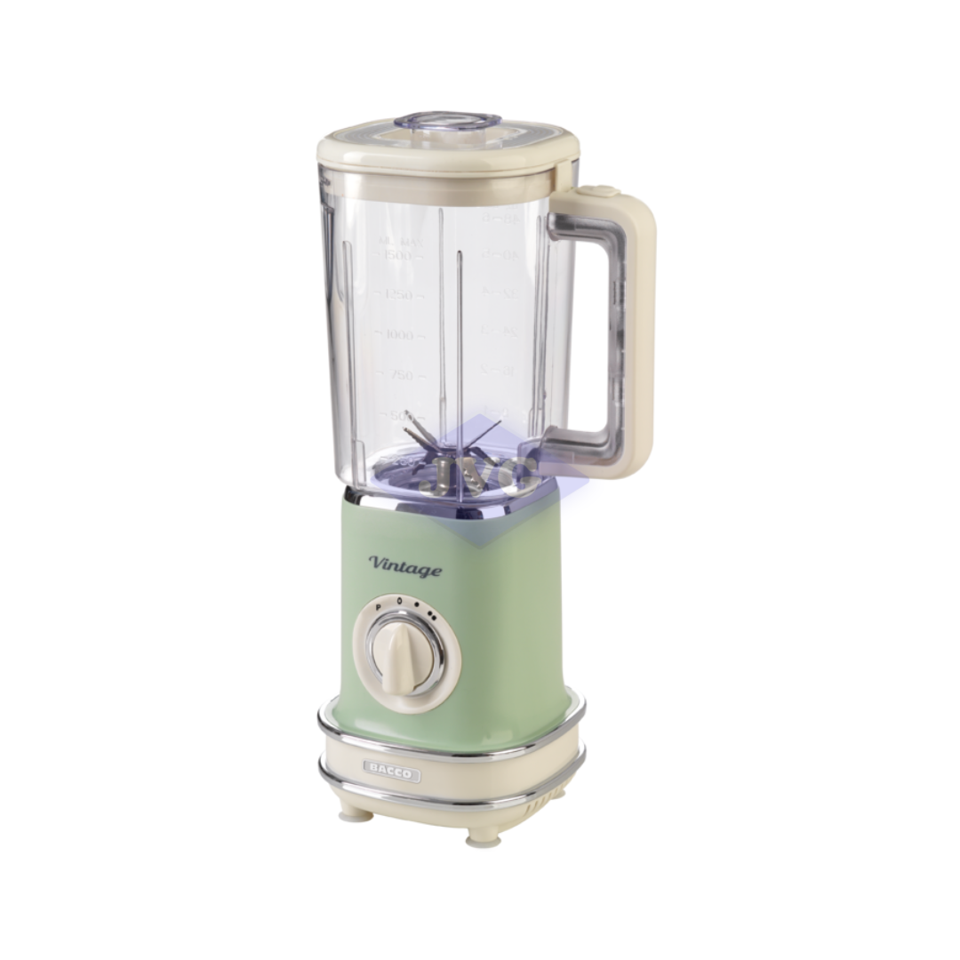 LICUADORA BACCO 2 VELOCIDADES PULSO 1.5L 500W VINTAGE VERDE - BLV15LGR