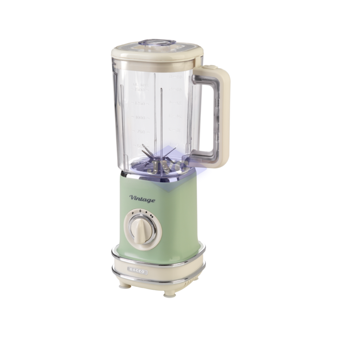 LICUADORA BACCO 2 VELOCIDADES PULSO 1.5L - 500W VINTAGE VERDE