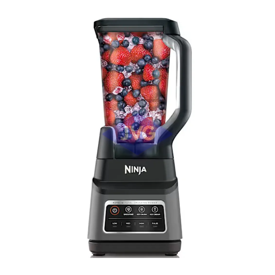 LICUADORA NINJA PROF 3 VELOCIDADES+PULSO 2.1 LTS 1.200W VASO PLÁSTICO NEGRO/GRIS - BN701LAA