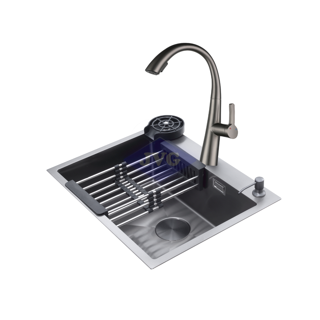 FREGADERO DRIJA BOLONIA61 61X50X22 CM CON KIT COMPLETO ACERO INOXIDABLE (BOLONIA61) - BOLONIA61