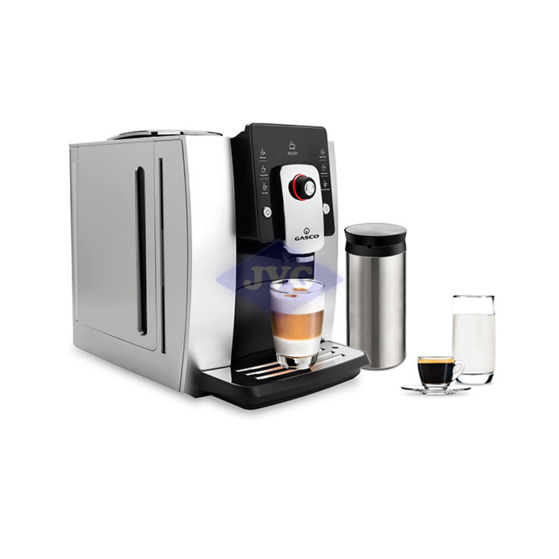 CAFETERA AUTOMÁTICA GASCO 45 CM DE MESA PLATEADO