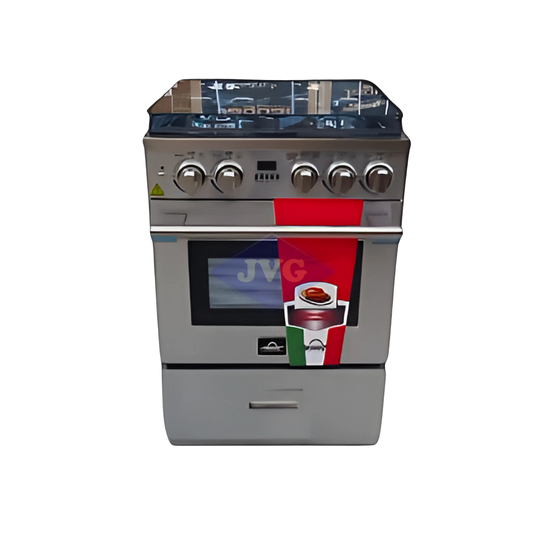 COCINA A GAS FERRETTI 4 QUEMADORES 24" ACERO INOXIDABLE (CANNES60) - CANNES60