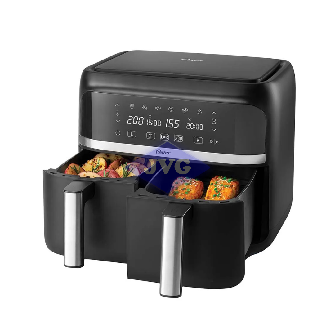 FREIDORA DE AIRE OSTER DUAL 7.6 L (3.8 L + 3.8 L) DIAMONDFORCE - CKSTAF7MCDDF
