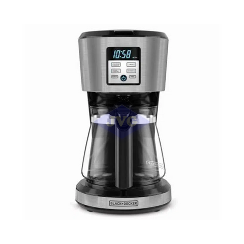 CAFETERA BLACK & DECKER PROGRAMABLE 12 TAZAS ACERO - CM1331S