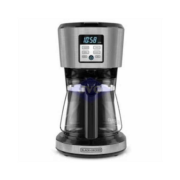 CAFETERA BLACK & DECKER PROGRAMABLE 12 TAZAS ACERO