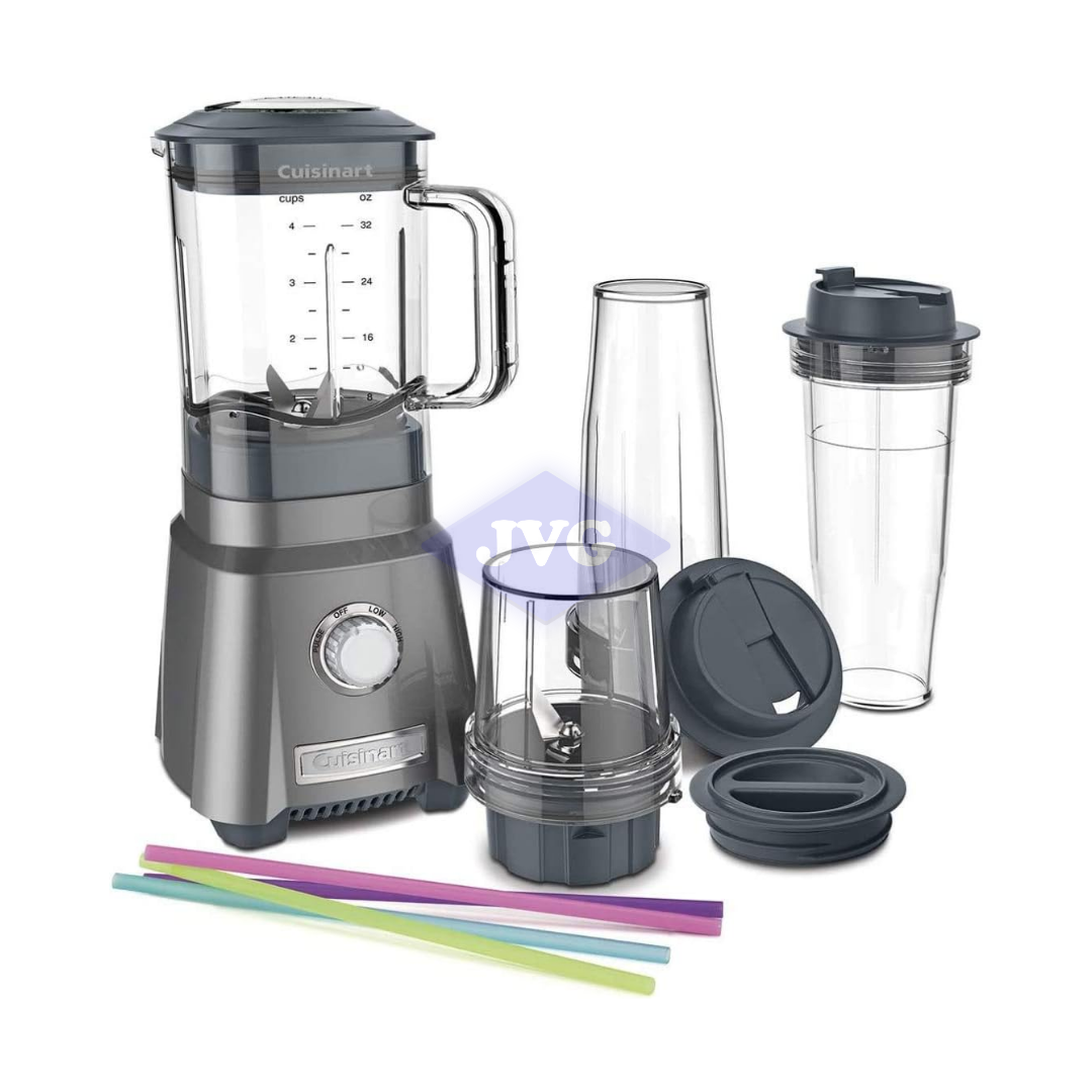 LICUADORA CUISINART 1 LITRO 2 VELOCIDADES + PULSO 500W GRIS - CPB380P1