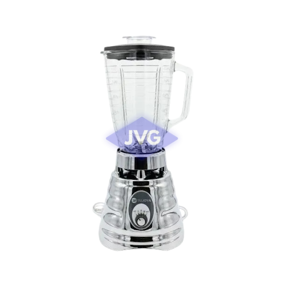 LICUADORA SUJOYA 3 VELOCIDADES VASO DE VIDRIO CROMADO - CSJ0821