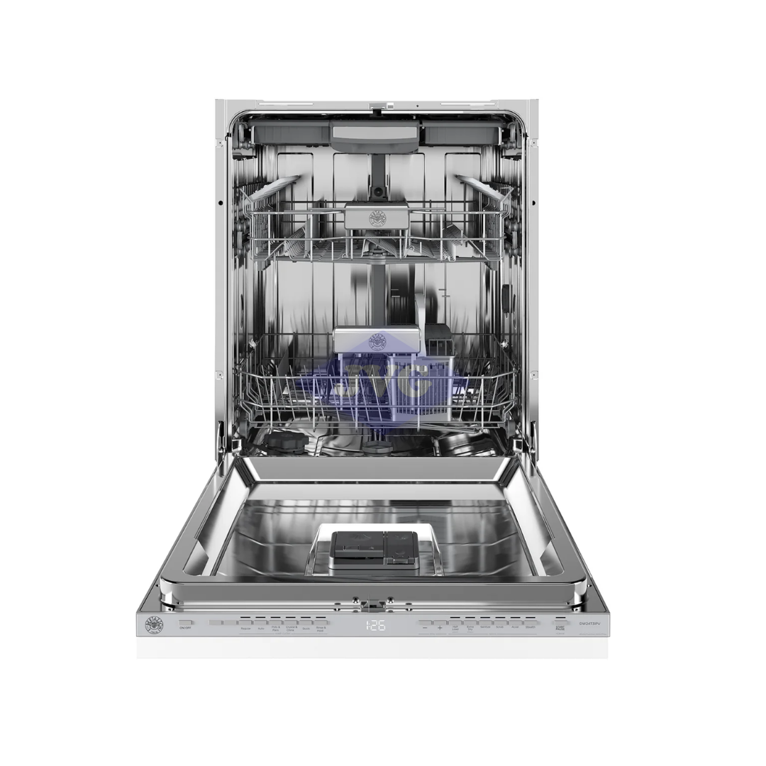 LAVAVAJILLAS BERTAZZONI 15 SERVICIOS 24" PANEL DIGITAL SUPERIOR - ACERO INOXIDABLE