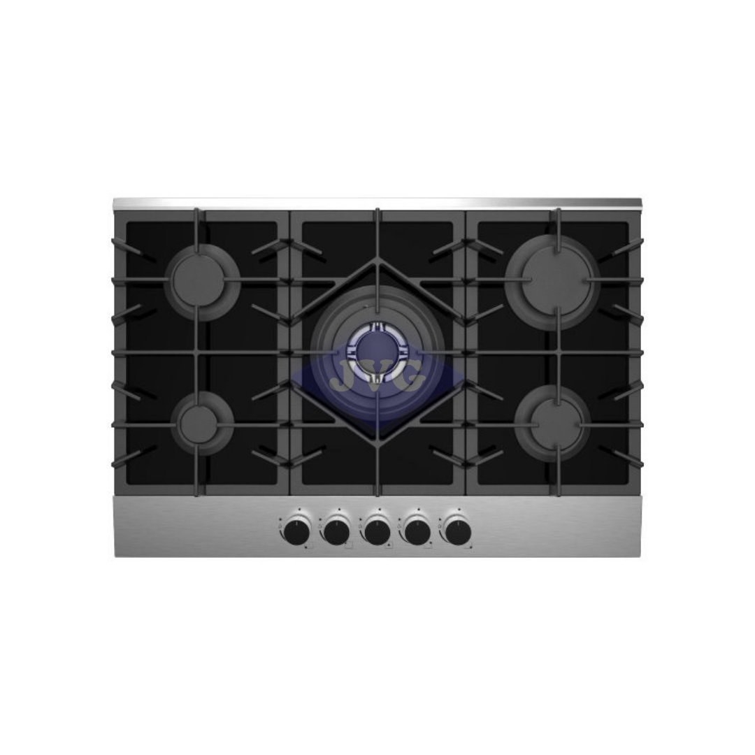 TOPE A GAS DRIJA FERRARA76PRO 5 QUEMADORES 76 CM VIDRIO NEGRO Y ACERO (FERRARA76PRO) - FERRARA76PRO