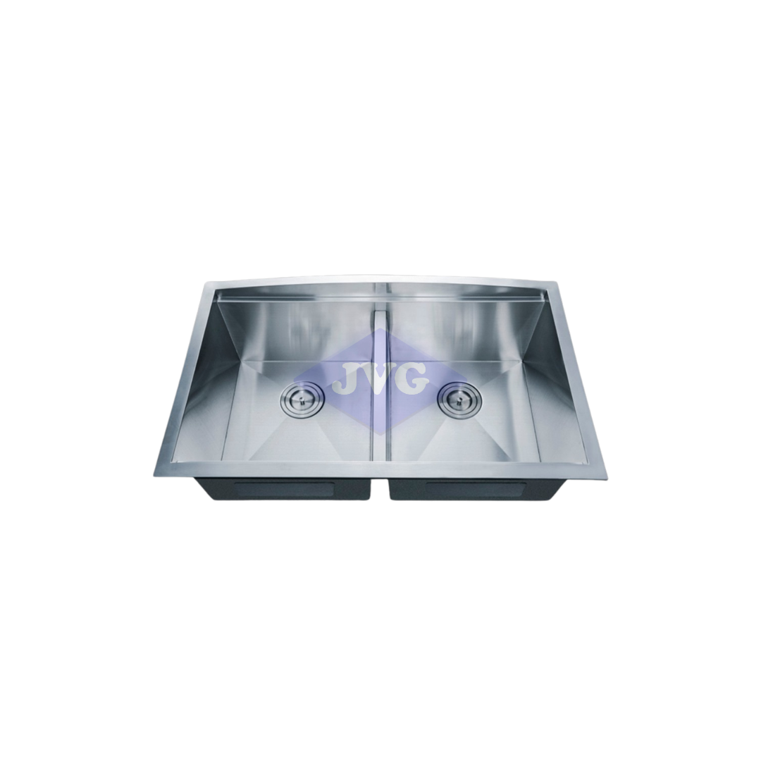 FREGADERO FRINOX 2 TINAS 84X51X25 CM CURVE - ACERO INOXIDABLE