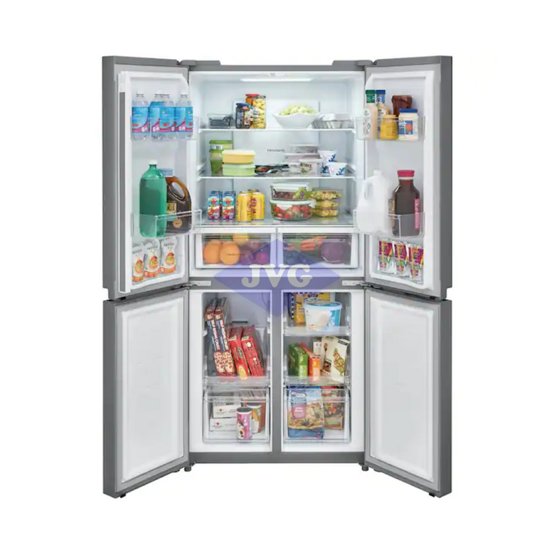 NEVERA FRIGIDAIRE 4 DOOR ACERO 17.4 CU FT