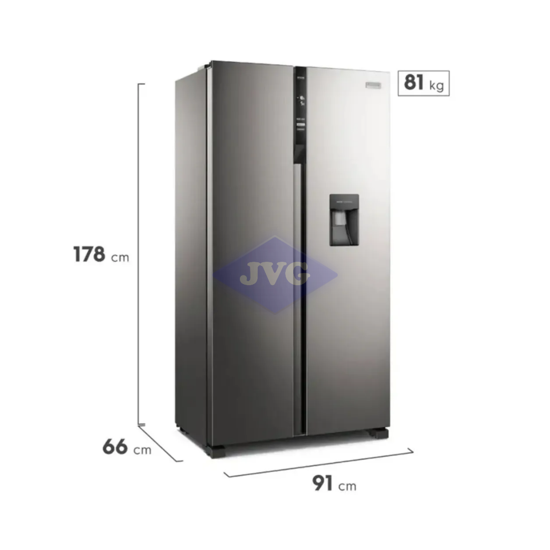 NEVERA SIDE BY SIDE FRIGIDAIRE 15 CU.FT. C/DISPENSADOR ACERO (FRSA15K2HVG) - FRSA15K2HVG