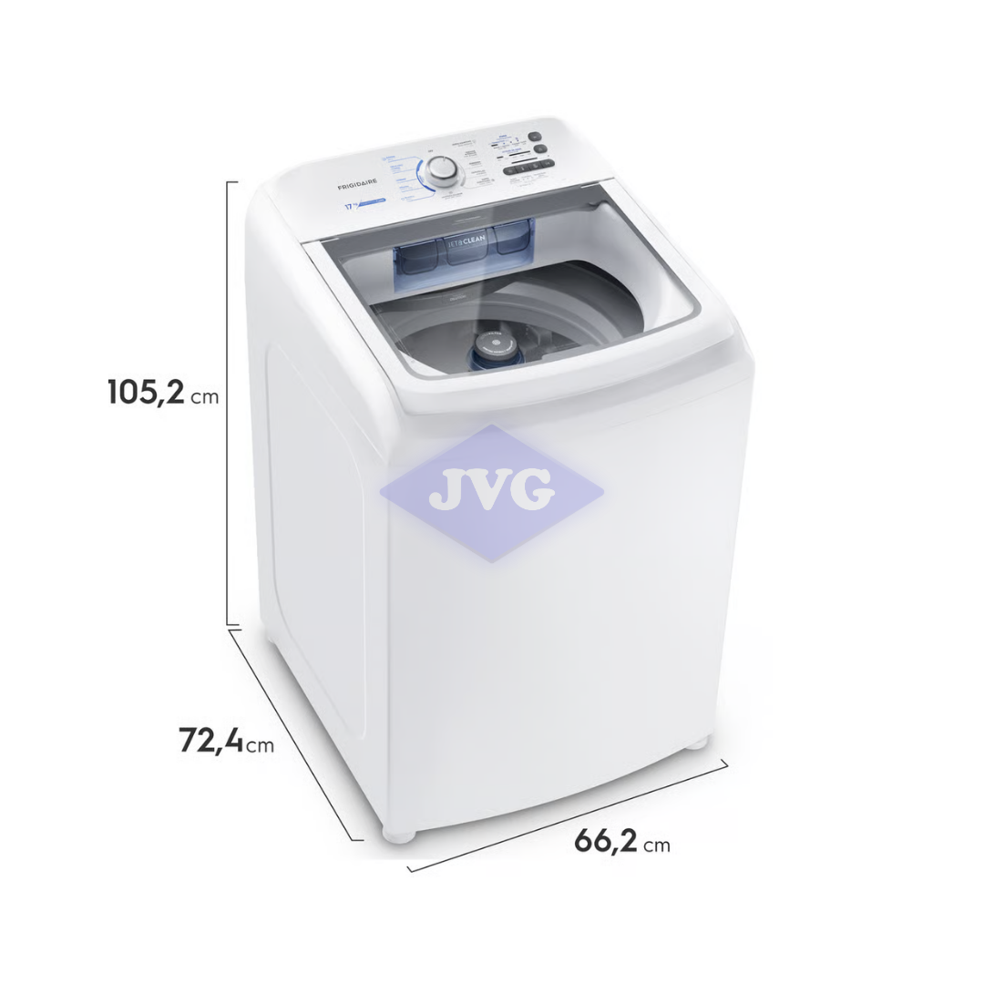 LAVADORA CARGA SUPERIOR FRIGIDAIRE 17 KG BLANCA